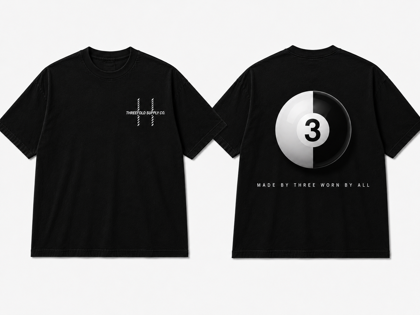 3 Ball — Black & White